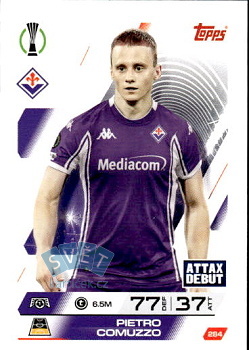 Pietro Comuzzo Fiorentina Topps Match Attax UEFA Club Competitions 2025/26 #284