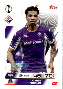 Cher Ndour Fiorentina Topps Match Attax UEFA Club Competitions 2025/26 #287
