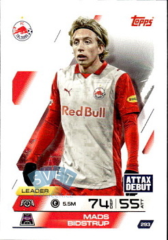 Mads Bidstrup Red Bull Salzburg Topps Match Attax UEFA Club Competitions 2025/26 #293