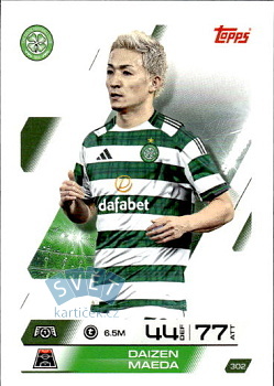 Daizen Maeda Celtic Glasgow Topps Match Attax UEFA Club Competitions 2025/26 #302