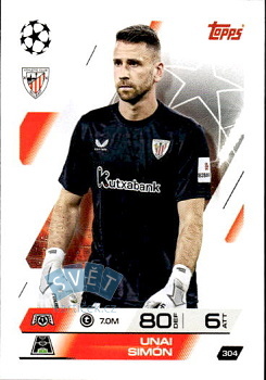 Unai Simon Athletic Bilbao Topps Match Attax UEFA Club Competitions 2025/26 #304