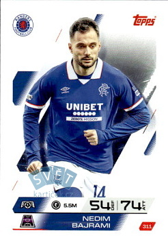 Nedim Bajrami Rangers FC Topps Match Attax UEFA Club Competitions 2025/26 #311