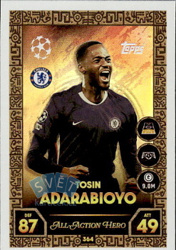 Tosin Adarabioyo Chelsea Topps Match Attax UEFA Club Competitions 2025/26 All-Action Hero #364