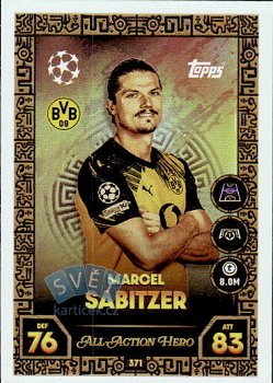 Marcel Sabitzer Borussia Dortmund Topps Match Attax UEFA Club Competitions 2025/26 All-Action Hero #371