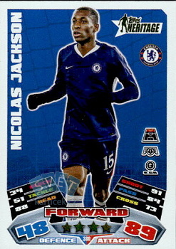 Nicolas Jackson Chelsea Topps Match Attax UEFA Club Competitions 2025/26 Heritage #380