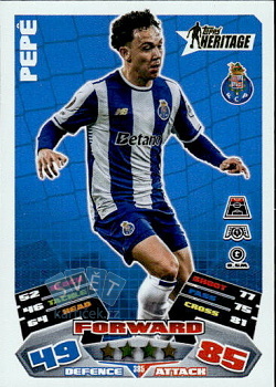 Pepe FC Porto Topps Match Attax UEFA Club Competitions 2025/26 Heritage #385