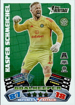 Kasper Schmeichel Celtic Glasgow Topps Match Attax UEFA Club Competitions 2025/26 Heritage #396