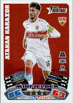 Atakan Karazor VfB Stuttgart Topps Match Attax UEFA Club Competitions 2025/26 Heritage #399
