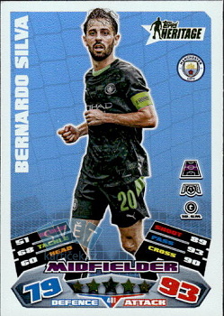 Bernardo Silva Manchester City Topps Match Attax UEFA Club Competitions 2025/26 Heritage #401
