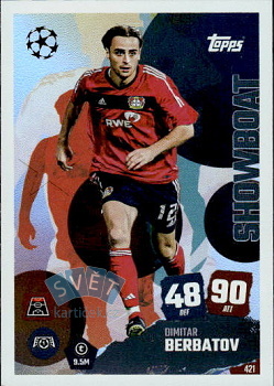 Dimitar Berbatov Tottenham Hotspur Topps Match Attax UEFA Club Competitions 2025/26 Showboat #421