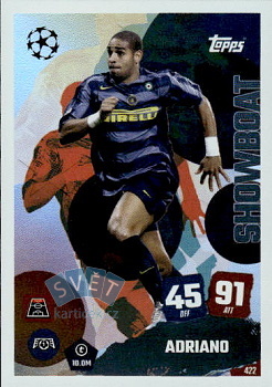 Adriano Internazionale Milano Topps Match Attax UEFA Club Competitions 2025/26 Showboat #422
