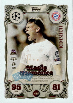 Joshua Kimmich Bayern Munchen Topps Match Attax UEFA Club Competitions 2025/26 Magic Memories #435