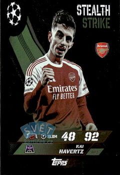 Kai Havertz Arsenal Topps Match Attax UEFA Club Competitions 2025/26 Stealth Strike #443