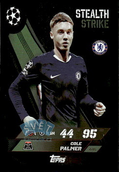 Cole Palmer Chelsea Topps Match Attax UEFA Club Competitions 2025/26 Stealth Strike #445