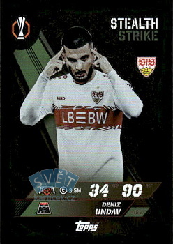 Deniz Undav VfB Stuttgart Topps Match Attax UEFA Club Competitions 2025/26 Stealth Strike #453