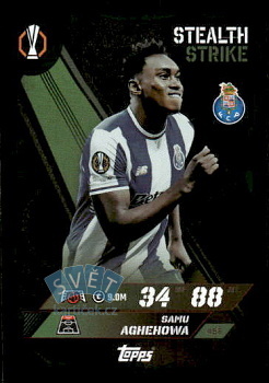 Samu Aghehowa FC Porto Topps Match Attax UEFA Club Competitions 2025/26 Stealth Strike #458