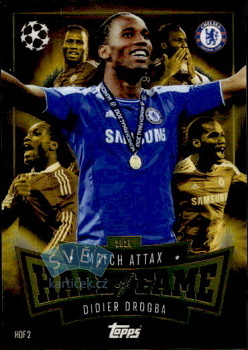 Didier Drogba Chelsea Topps Match Attax UEFA Club Competitions 2025/26 Match Attax Hall of Fame #HOF2