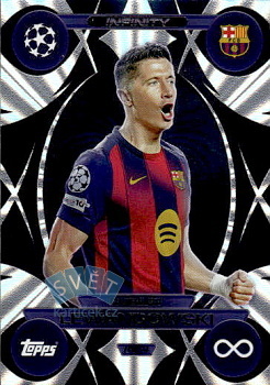 Robert Lewandowski FC Barcelona Topps Match Attax UEFA Club Competitions 2025/26 Infinity #IN4