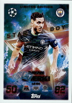 Rayan Cherki Manchester City Topps Match Attax UEFA Club Competitions 2025/26 Starboy Limited Edition #LE24