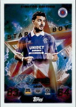 Jefte Rangers FC Topps Match Attax UEFA Club Competitions 2025/26 Starboy Limited Edition #LE27