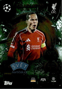 Virgil van Dijk Liverpool Topps Match Attax UEFA Club Competitions 2025/26 Gladiators Limited Edition - Warriors #GLE4