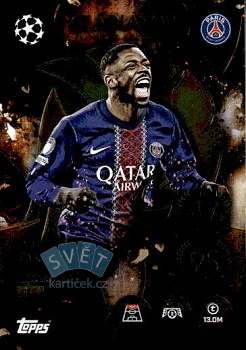 Ousmane Dembele Paris Saint-Germain Topps Match Attax UEFA Club Competitions 2025/26 Gladiators Limited Edition - Spartans #GLE9