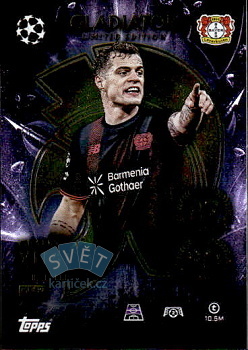 Granit Xhaka Bayer 04 Leverkusen Topps Match Attax UEFA Club Competitions 2025/26 Gladiators Limited Edition - Battlers #GLE12