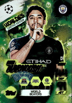 Omar Marmoush Manchester City Topps Match Attax UEFA Club Competitions 2025/26 Worldies Limited Edition - World Beaters #WLE1