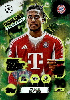 Michael Olise Bayern Munchen Topps Match Attax UEFA Club Competitions 2025/26 Worldies Limited Edition - World Beaters #WLE3