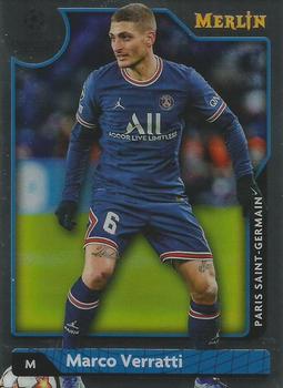 Marco Verratti Paris Saint-Germain Topps Merlin Chrome UEFA Club Competitions 2021/22 #88