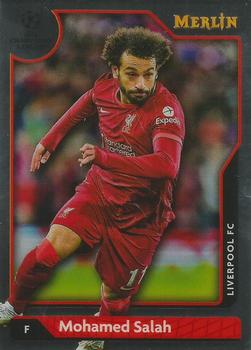 Mohamed Salah Liverpool Topps Merlin Chrome UEFA Club Competitions 2021/22 #131