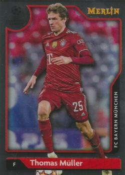 Thomas Muller Bayern Munchen Topps Merlin Chrome UEFA Club Competitions 2021/22 #135