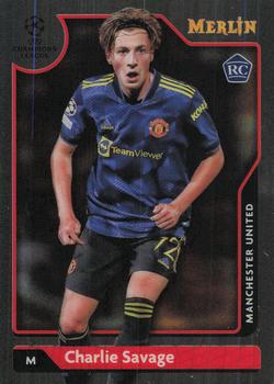 Charlie Savage Manchester United Topps Merlin Chrome UEFA Club Competitions 2021/22 #137