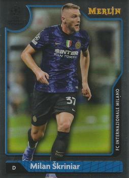 Milan Skriniar Internazionale Milano Topps Merlin Chrome UEFA Club Competitions 2021/22 #145