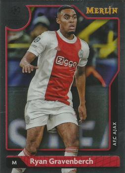 Ryan Gravenberch AFC Ajax Topps Merlin Chrome UEFA Club Competitions 2021/22 #149