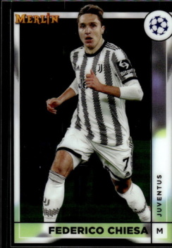 Federico Chiesa Juventus FC Topps Merlin Chrome UEFA Club Competitions 2022/23 #81