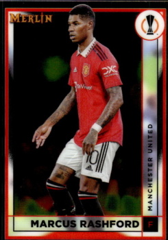 Marcus Rashford Manchester United Topps Merlin Chrome UEFA Club Competitions 2022/23 #98