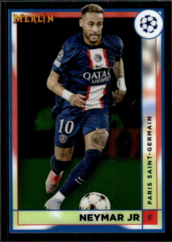 Neymar Jr Paris Saint-Germain Topps Merlin Chrome UEFA Club Competitions 2022/23 #103