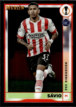 Savio PSV Eindhoven Topps Merlin Chrome UEFA Club Competitions 2022/23 #109