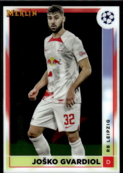 Josko Gvardiol RB Leipzig Topps Merlin Chrome UEFA Club Competitions 2022/23 #116