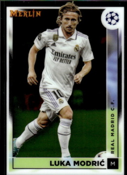 Luka Modric Real Madrid Topps Merlin Chrome UEFA Club Competitions 2022/23 #119