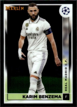 Karim Benzema Real Madrid Topps Merlin Chrome UEFA Club Competitions 2022/23 #120