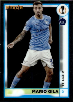 Mario Gila Lazio Roma Topps Merlin Chrome UEFA Club Competitions 2022/23 #129