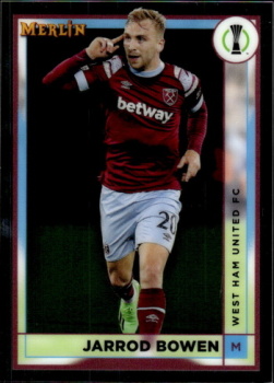 Jarrod Bowen West Ham United Topps Merlin Chrome UEFA Club Competitions 2022/23 #134