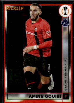 Amine Gouiri 	Stade Rennes Topps Merlin Chrome UEFA Club Competitions 2022/23 #135