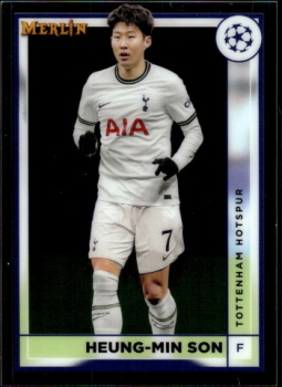 Heung-min Son Tottenham Hotspur Topps Merlin Chrome UEFA Club Competitions 2022/23 #138