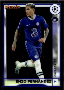 Enzo Fernandez Chelsea Topps Merlin Chrome UEFA Club Competitions 2022/23 #147