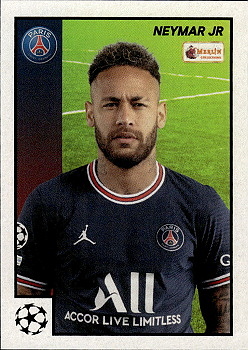 Neymar Jr Paris Saint-Germain Topps Merlin Heritage 97 UEFA Champions League 2021/22 #7
