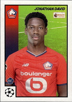 Jonathan David LOSC Lille Topps Merlin Heritage 97 UEFA Champions League 2021/22 #90
