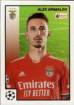 Alex Grimaldo Benfica Topps Merlin Heritage 97 UEFA Champions League 2021/22 #98